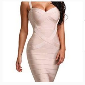 Spaghetti Strap Bodycon Bandage Dress 